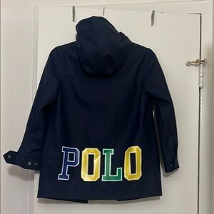 Polo Navy Hooded Jacket